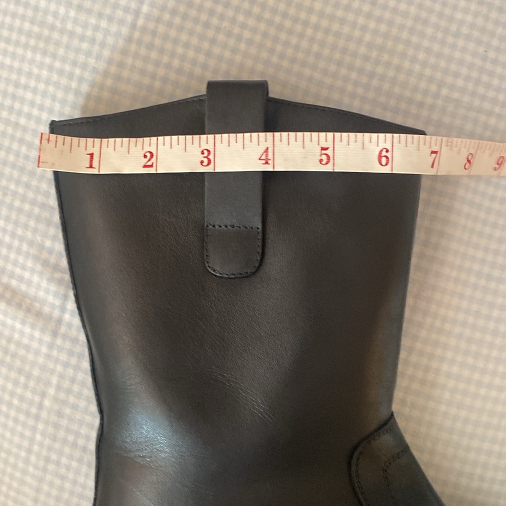 Free People Easton Equestrian Leather 10” Ankle Boots size fit like size 9 - Picture 11 of 16